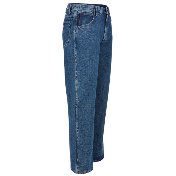 Bulwark Stonewashed Loose-Fit FR Jeans in Denim